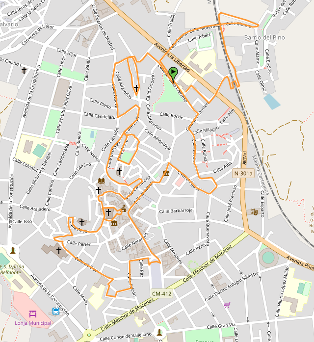 Mappa stradale BIC presso BICi
